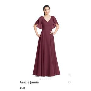 Azazie Cabernet Bridesmaid Dress